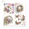 Set von Papieren für Scrapbooking SLS-076 Spring Wreath